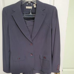 Gray Skirt Suit - SZ 14 - Amanda Smith
